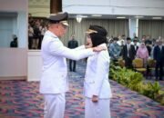 Pelantikan Bupati Way Kanan, Ayu Asalasiyah Diambil Sumpah oleh Gubernur Lampung
