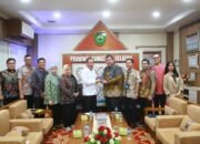 Wagub Sumsel Cik Ujang Terima Pimpinan PT Jamkrindo, Bahas Penguatan Sinergi Dukungan UMKM