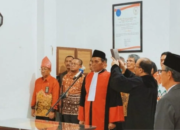 Jon Sarman Saragih Resmi Dilantik sebagai Hakim Tinggi Pengadilan Tinggi Palembang