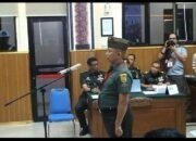 Sidang Kasus Penembakan Polisi, Kopda Bazarsah Hadir dengan Baju Tahanan Militer