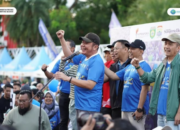 Meriah! Gubernur Herman Deru Lepas Ribuan Peserta Jalan Sehat HUT ke-30 Sumatera Ekspres