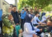 PWI Sumsel Aksi Sosial! Gelar Donor Darah dan Sunat Massal untuk Warga