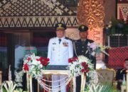 Wagub Sumsel Pimpin Khidmat Upacara Penurunan Bendera HUT ke-80 RI