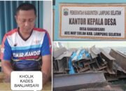 Jembatan Beton Way Sulan Desa Banjarsari Diduga di Bongkar Oleh Pegawai PU Kabupaten Lampung Selatan Atas Mupakat Camat dan Kades Manfaatkan Besi Untuk di Timbang Kepentingan Desa