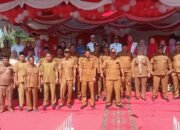 HUT RI ke-80, Kecamatan Portibi Padang Lawas Utara Gelar Upacara Meriah di Lapangan Pesantren Almuktariya