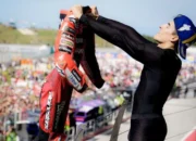 Selebrasi ala Messi, Marquez Kian Dekat Raih Gelar Juara Dunia MotoGP 2025