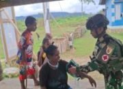 Perkuat Keamanan, Satgas Yonif 521/DY Gencarkan CKG di Mamberamo Tengah