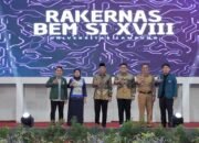 Rakernas BEM SI XVIII, Gubernur Mirza Ajak Mahasiswa Perkuat Solidaritas Kebangsaan