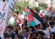 Puluhan Ribu Warga Italia Demo Tolak Sikap PM Meloni soal Palestina
