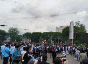 Polisi Palembang Tangkap Dua Penyusup Bersenjata Tajam di Aksi Mahasiswa