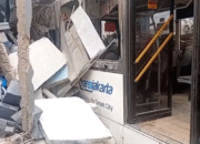 Kecelakaan Bus Transjakarta di Pulogebang, Empat Ruko Rusak dan Ada Korban Luka