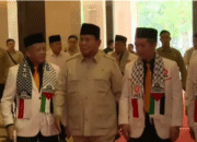 Prabowo Hadiri Munas VI PKS, Diapit Petinggi PKS Bersyal Palestina