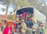 Satgas Yonif 521/DY Dukung Kelancaran Prasinode Keuskupan Jayawijaya