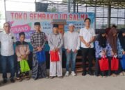 Hi. S Ramlan Ketua DPD Grib Jaya Lampung Menggelar Acara Grand Opening Toko Sembako UD.Salma