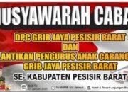 DPC Grib Jaya Pesisir Barat  Muscab Dan  Pelantikan Seliruh PAC Grib Jaya Pesisir Barat