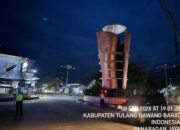 Satlantas Polres Tulang Bawang Barat Intensifkan Patroli Blue Light, Ciptakan Keamanan dan Ketertiban di Malam Hari