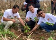 KONI dan Dispora Lampung Tanam Pohon di Kota Baru, Dorong Pengembangan Sport Ecotourism