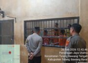 Kapolres Tulang Bawang Barat Cek Ruang Tahanan, Beri Arahan dan Penekanan Personel Jaga