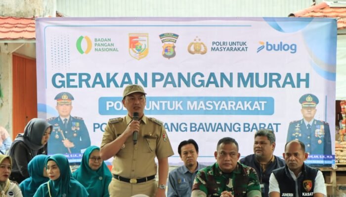 *Polres Tulang Bawang Barat Lampung Gelar Pasar Murah Serentak, Hadir Untuk Bantu Masyarakat Dapatkan Sembako Terjangkau*