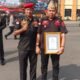Polda Lampung Berikan Piagam Penghargaan kepada Sekda DPD Grib Jaya Lampung Herman atas Dedikasi sebagai Sabuk Kamtibmas Hut Bhayangkara Ke-80