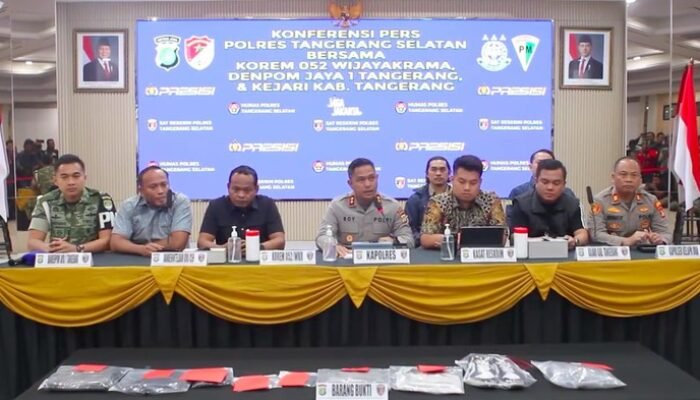 Breaking News! Tujuh Tersangka Pengeroyokan Prajurit TNI di Tangerang Resmi Ditahan, Polisi Ungkap Peran Masing-masing