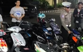 Ngebut dan Bikin Resah Warga, Sejumlah Pemuda Diamankan Polisi Saat Patroli di Cileungsi