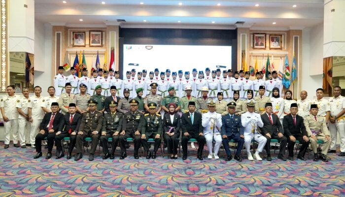 Pengukuhan Paskibraka Lampung 2026, Wagub Jihan Tekankan Pentingnya Integritas dan Kebersamaan