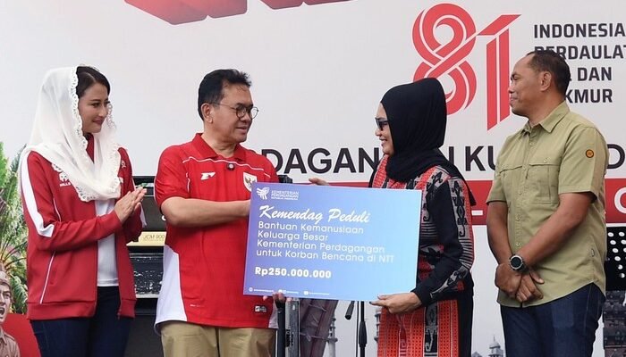 Peduli Korban Gempa NTT, Kemendag Kumpulkan Donasi Rp250 Juta dan Pastikan Pasokan Sembako Aman