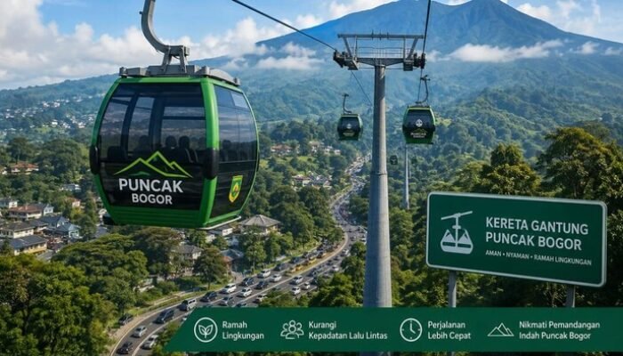Puncak Bogor Bakal Punya Kereta Gantung? Pemkab Siapkan Transportasi Alternatif Atasi Macet