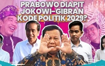 Prabowo Diapit Jokowi-Gibran Sambil Tertawa, Sinyal Politik 2029?
