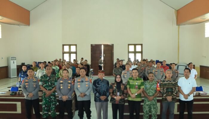 Polres Tulang Bawang Barat Laksanakan Rakor Lintas Sektoral Jelang Pilkatiyuh Serentak Tahun 2026