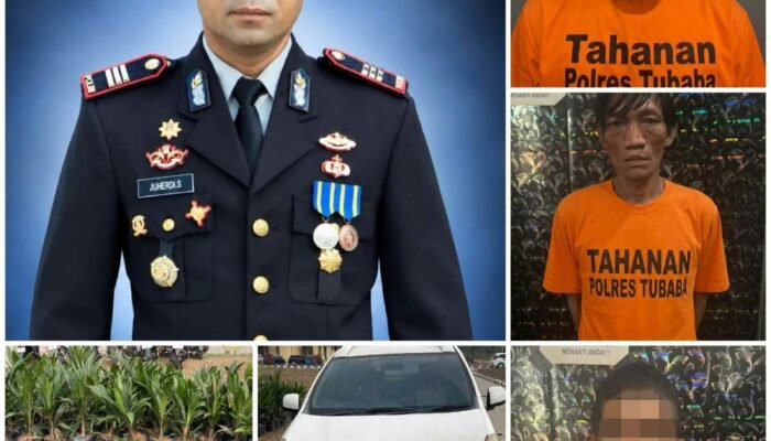 Unit Reaksi Cepat Sat Reskrim Polres Tulang Bawang Barat Ungkap Pencurian 100 Bibit Sawit, Tiga Pelaku Diamankan